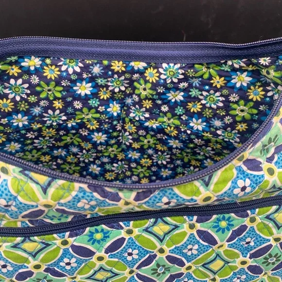 Vera Bradley Floral Geometric Shoulder Bag - Picture 11 of 11